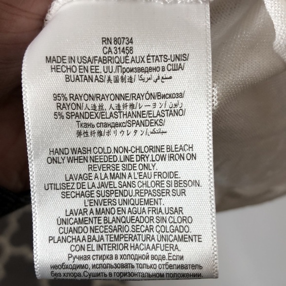 BCBGeneration White Top Stretch Small S - Picture 4 of 7